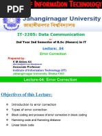 IT-2205 Lec 04 Error Detection & Correction-2