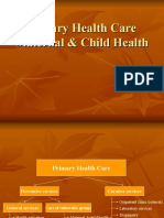 Primary Health Care Maternal & Child Health