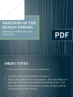 Freedom of The Human Person