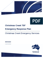 TSF Emergency Responce Plan 2020