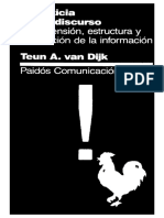 Van Dijk Teun - La Noticia Como Discurso