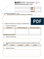 Planificador Semanal Ie-Ciclo I