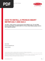 SE TEA Quick Guide How To Install A Fronius Smart Meter en