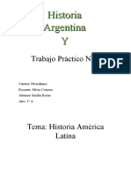 Emilia Rozas - Historia Argentina y Latinoamericana - Trabajo Práctico N° 4
