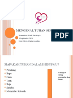 Mengenal Tuhan Secara Pribadi (iNTIMACY)