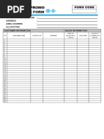 H&M Return Form | PDF