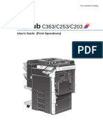 Bizhub c353 c253 c203 Fe3 1-0-0 Print