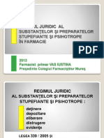 Regimul Medicamentelor Psihotrope Si Stupefiante