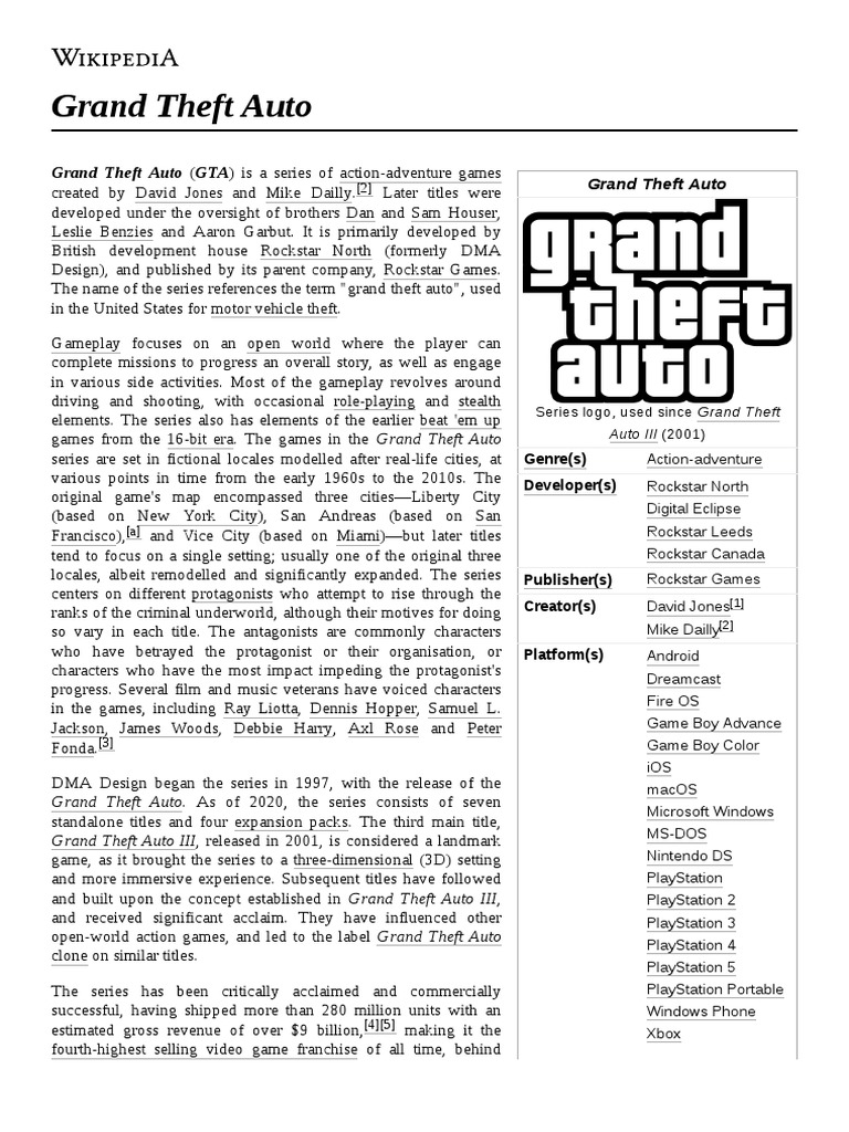 Highest GTA Metacritic scores from the Top 200 highest ranked games : r/GTA