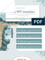 Free PPT Templates: Your Logo