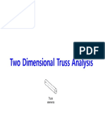 1.3 Two Dimensional Truss Analysis