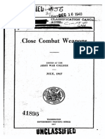 Close Combat Waepons 1917