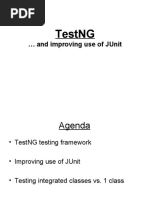 Testng: and Improving Use of Junit