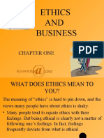 Business Ethics Chapter - 1