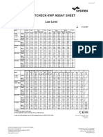 Eightcheck-3Wp Assay Sheet: Low Level