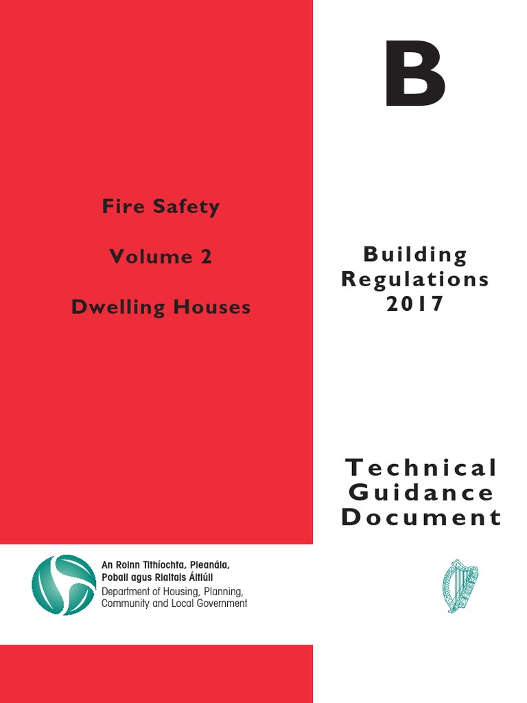 Technical Guidance Document Fire Safety Dwelling Houses PDF Wall