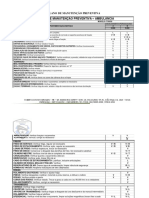 Plano manutenção ambulância