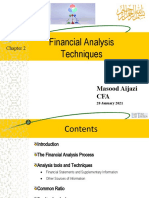 CH 2 Financial Analysis Technoques Presentation