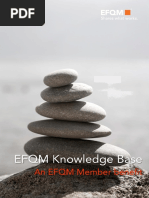 EFQM Knowledge Base One Page