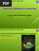 CH 7 MATLAB