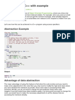 Abstraction in C++ With Example