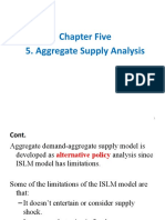 Chapter Five 5. Aggregate Supply Analysis