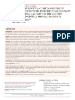 A Systematic Review and Meta-Analysis of Common Therapeutic Exercises That Generate Highest Muscle Activity in The Gluteus Medius and Gluteus Minimus Segments