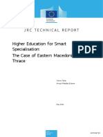 Higher Education For Smart Specialisation: The Case of Eastern Macedonia and Thrace