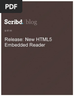 Download Release New HTML5 Embedded Reader Scribd Blog 31711 by Scribd SN50968418 doc pdf