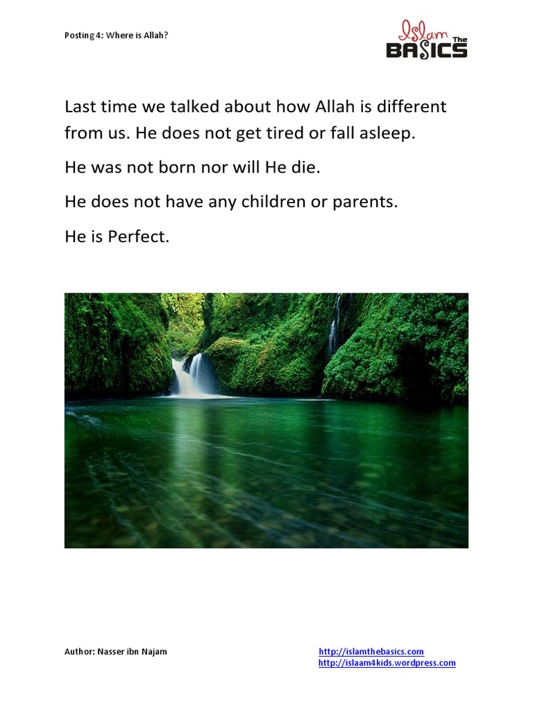 Understanding Allah's Presence | PDF