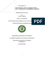 Analysis of Secondary Capital Markets WRF To Sharekhan LTD