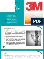 Creating Breakthroughs at 3M: Presented By: GROUP 3
