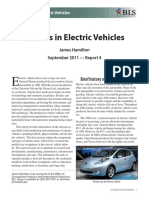 Careers in Electric Vehicles: James Hamilton September 2011 - Report 4