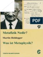 0930 Metafizik Nedir Martin Heidegger 2009 180s