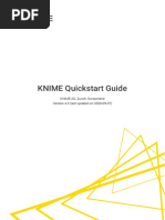 KNIME Quickstart Guide: KNIME AG, Zurich, Switzerland Version 4.3 (Last Updated On 2020-09-07)