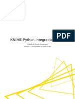 KNIME Python Integration Guide: KNIME AG, Zurich, Switzerland Version 4.3 (Last Updated On 2020-12-06)