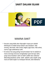 Konsep Sakit Dalam Islam