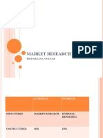 Market Research: DR - Farzana Gulzar
