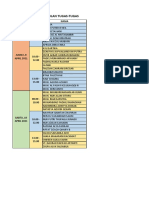 Jadwal Pengumpulan Tugas