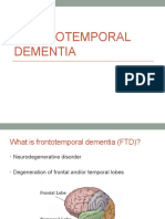 Frontotemporal Dementia