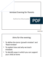 Mindset Evening For Parents