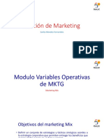 Gestión de MKTG Producto Precio