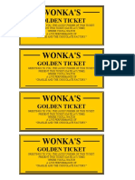 Golden Ticketed I Table