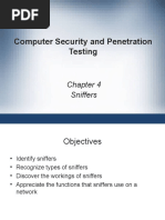 Computer Security and Penetration Testing: Sniffers