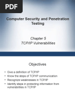 Computer Security and Penetration Testing: TCP/IP Vulnerabilities