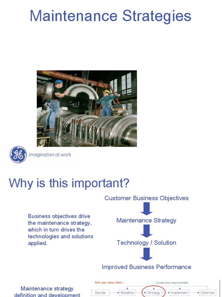 Maintenancestrategy 180118134028 | PDF | Reliability Engineering ...