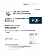 No:-I - I CR - 1: Sri Lanka Institute of Information Technology