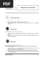 Learning Task 7: Writing My First Learning Plan