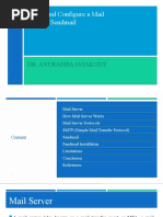 Install and Configure A Mail Server: Sendmail: Dr. Anuradha Jayakody