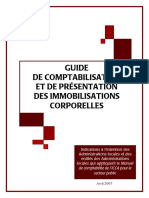 Guide de Comptabilisation Et de Presentation Des Immobilisations Corporelles